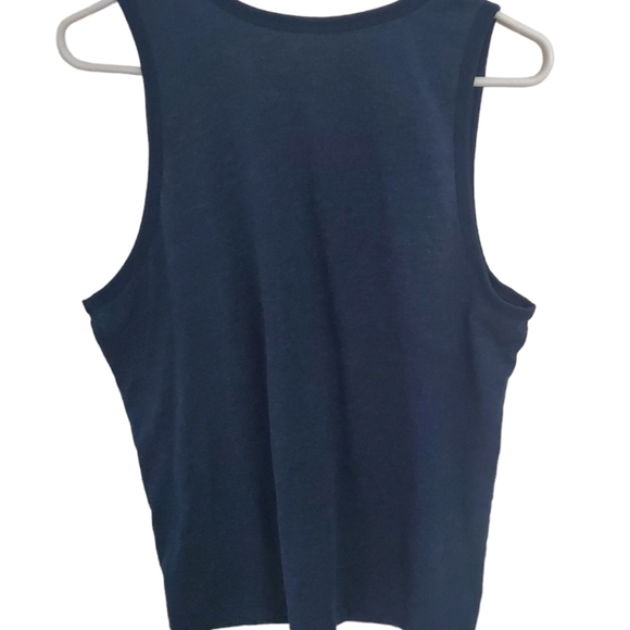 Fruit of the Loom Old Navy Lot 2 Womens Tank Tops Size S Blue Turquoise Pocket - Picture 3 of 8